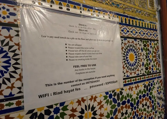 Riad Fes Hayat - Confort Stay